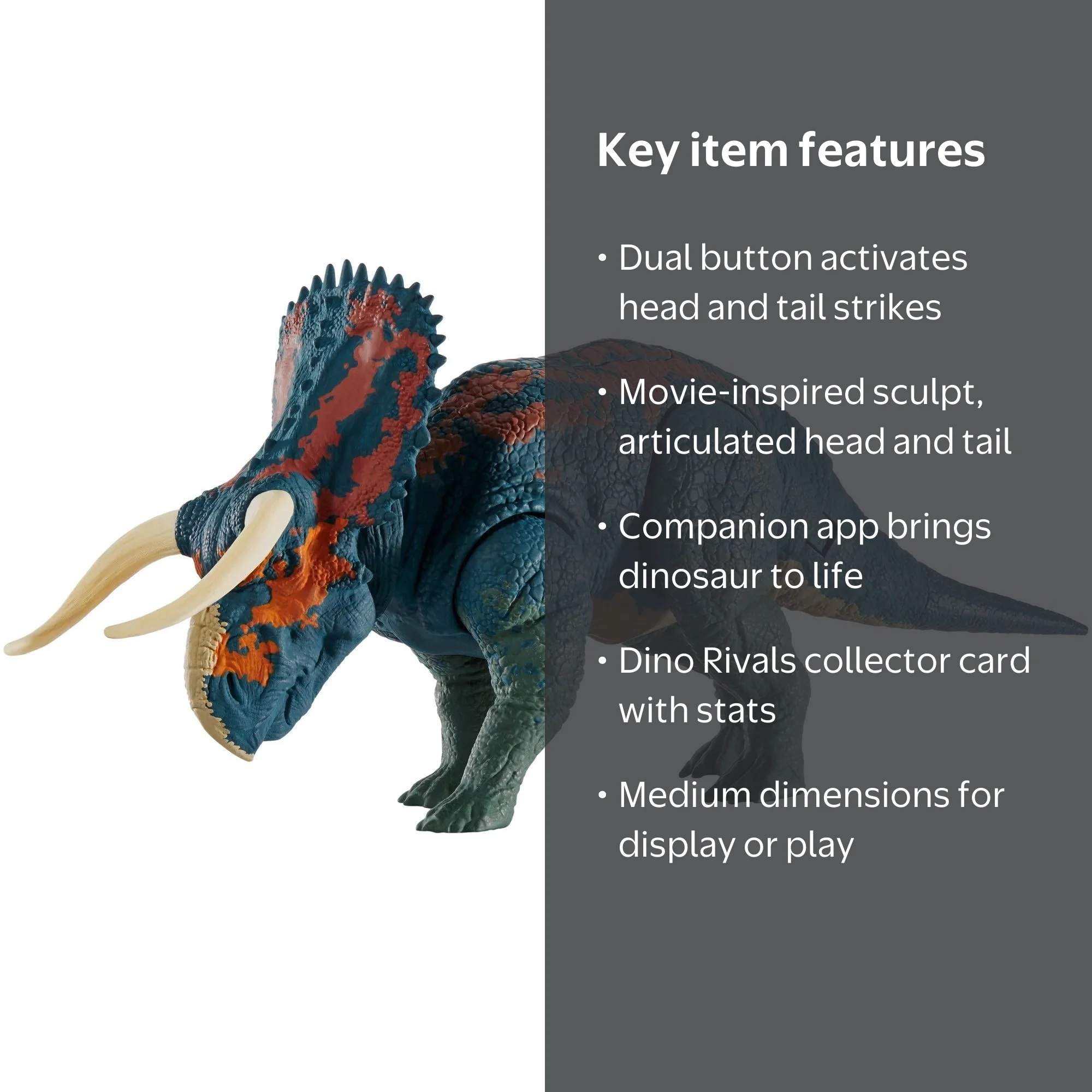 Jurassic World Dual Attack Nasutoceratops - Walmart.com