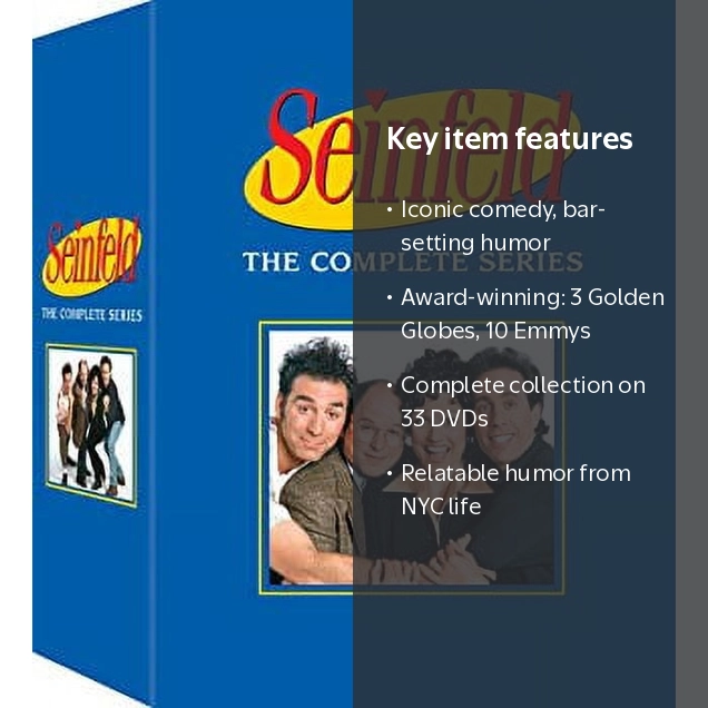 Seinfeld: The Complete Series Box Set, 33 Discs DVD - Walmart.com
