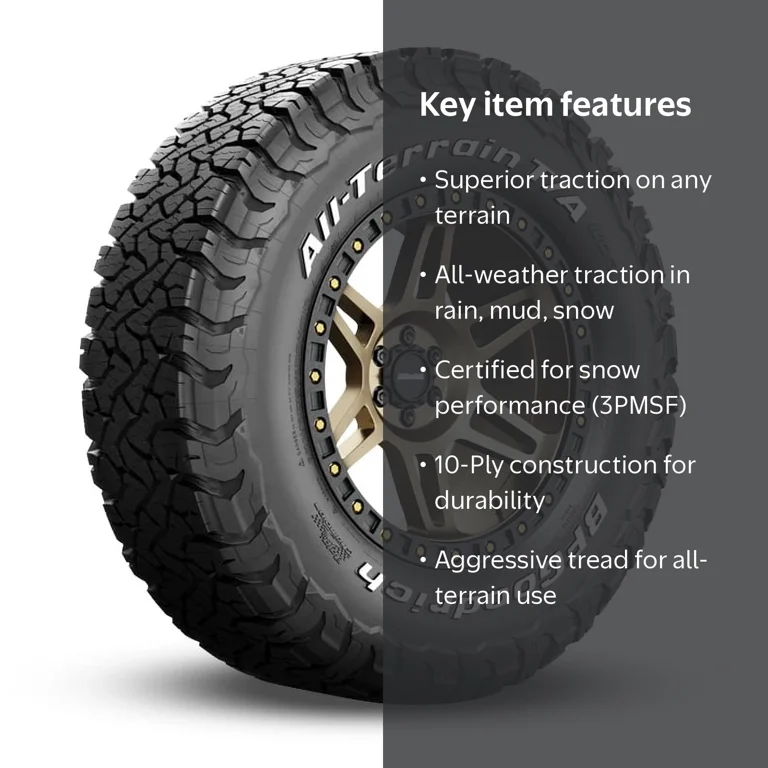 BFG All-Terrain T/A KO3 LT295/75R16 128/125S E - Walmart.com