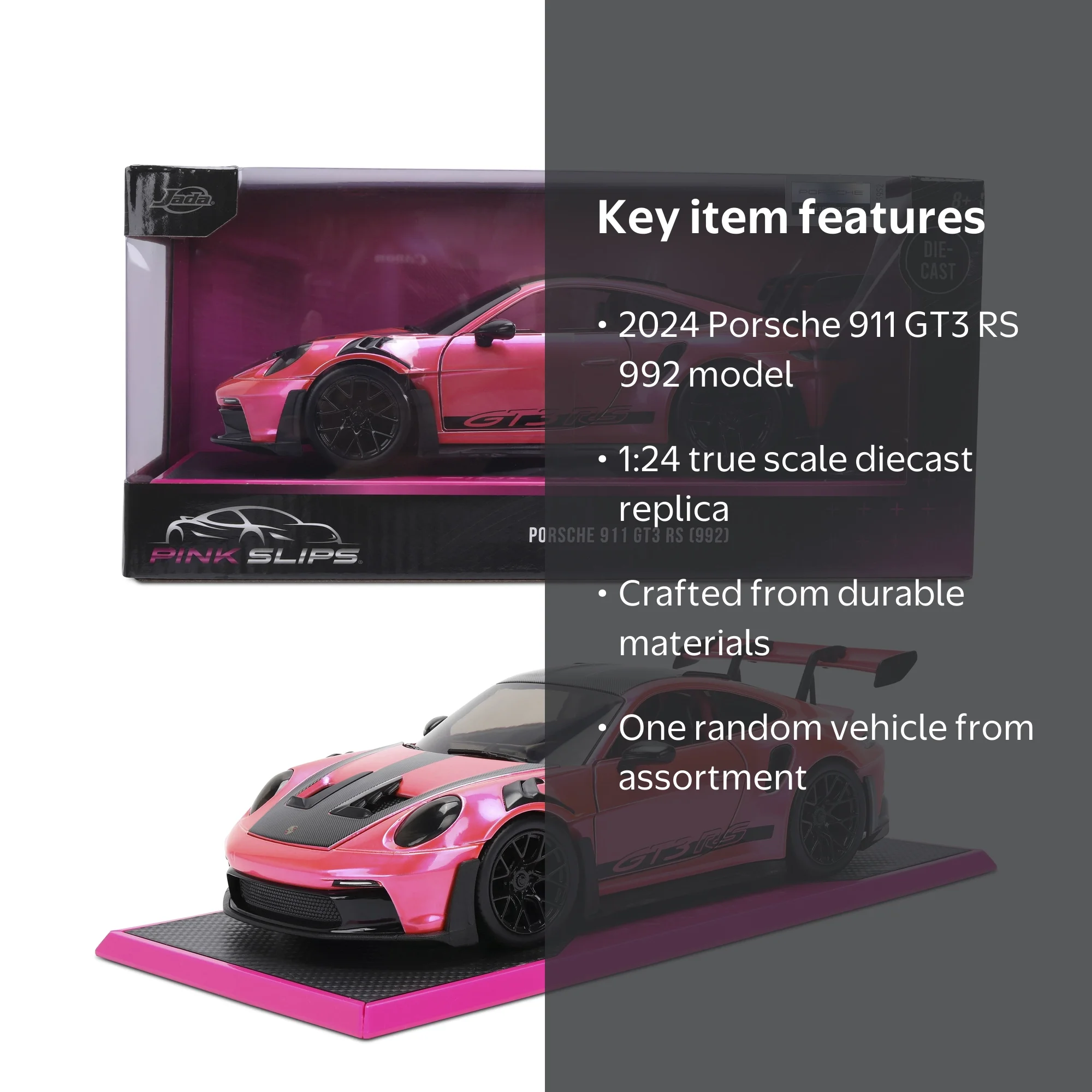 1:24 Pink Slips - '24 Porsche 911 GT3 RS 992 - Walmart.com