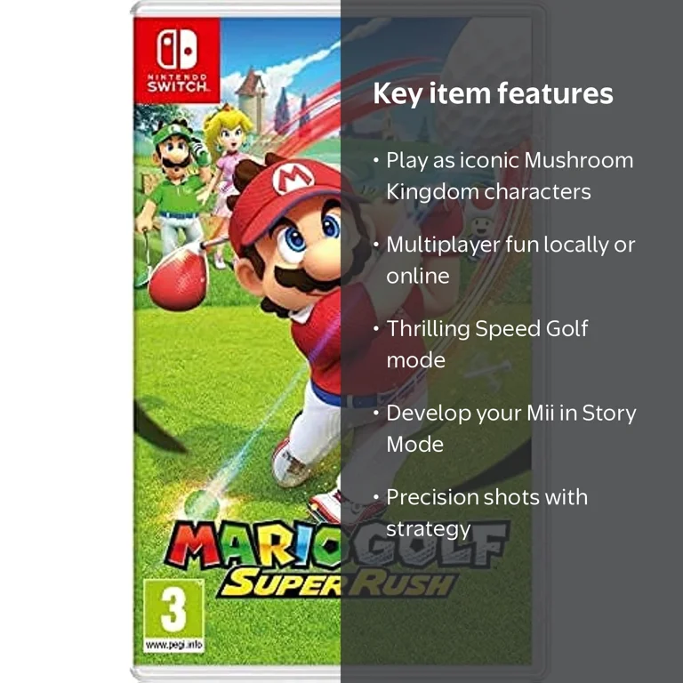 Nintendo, Mario Golf: Super Rush, Region Free, Nintendo Switch