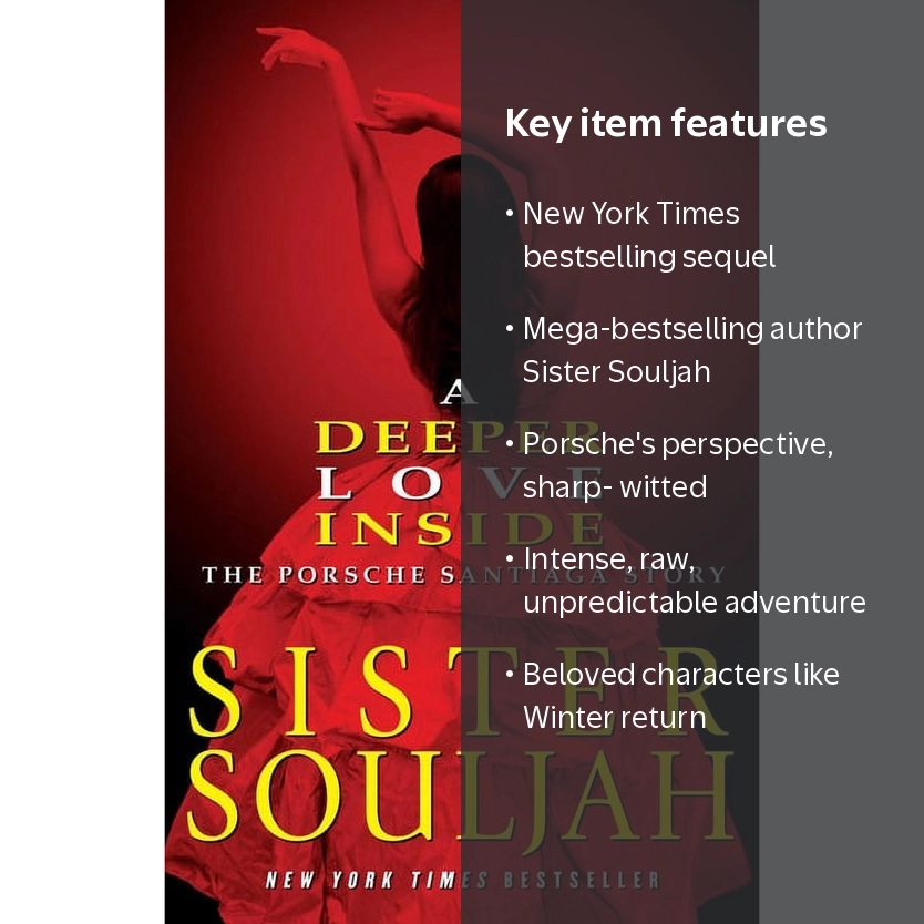 Sister Souljah, Paperback Book, 432 pages, A Deeper Love Inside Sister Souljah, Paperback Book, 432 pages, A Deeper Love Inside