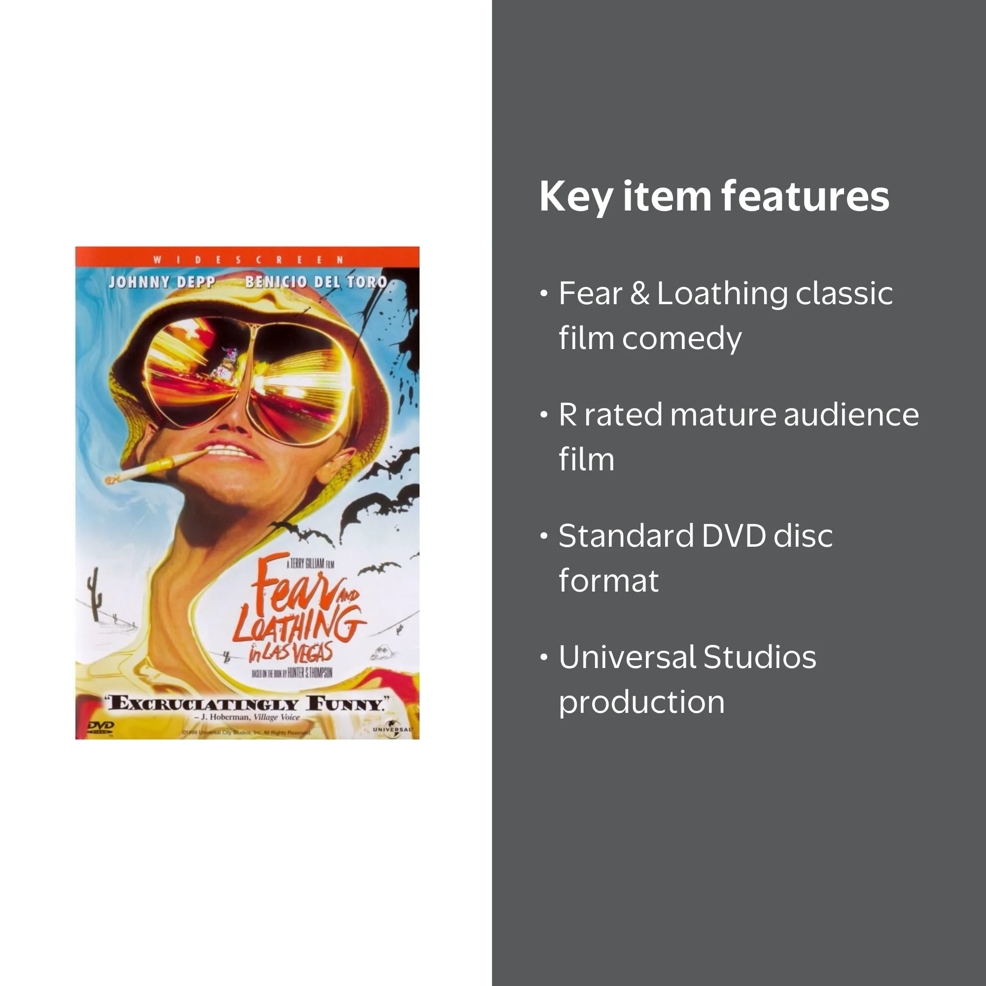 Fear and Loathing in Las Vegas [DVD] - Walmart.com