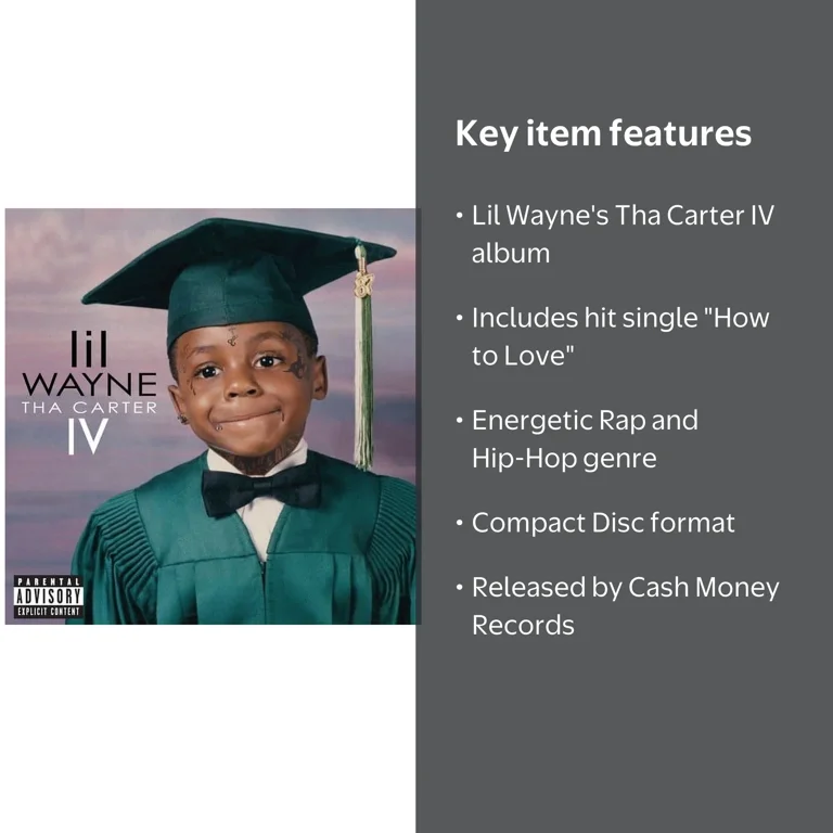 Cash Money, Lil Wayne - Tha Carter IV, CD, 9th Studio Album, Music