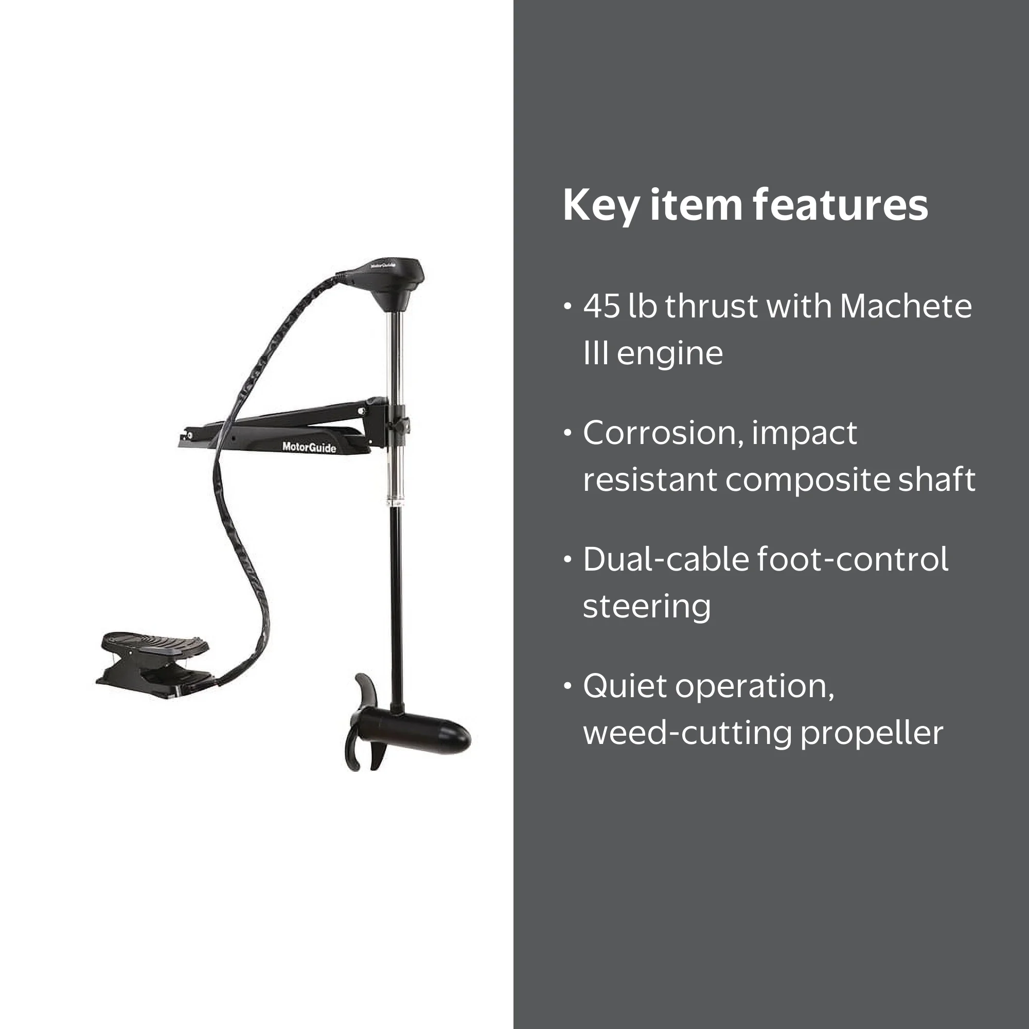 Motorguide X3 Fishing Foot-Control Bow Mount Trolling Motor