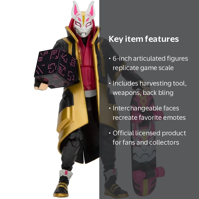 fortnite Legendary Series Action Figure Set, 6-inch Drift - Stage