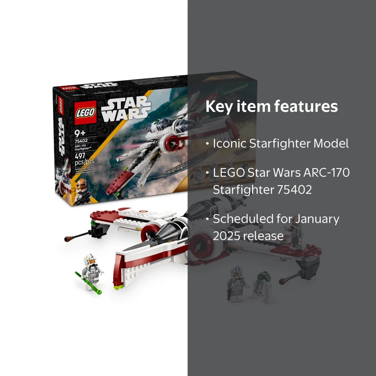 LEGO Star Wars ARC-170 Starfighter 75402 with secondary attribute