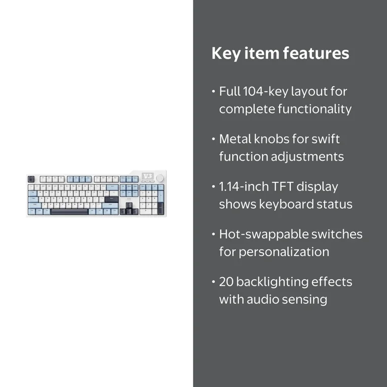 Ajazz AK35I V3 Wired Mechanical Keyboard - Gasket Mount