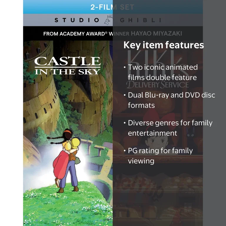 Castle in the Sky / Kiki's Delivery Service 2-Film Set (Blu-Ray +