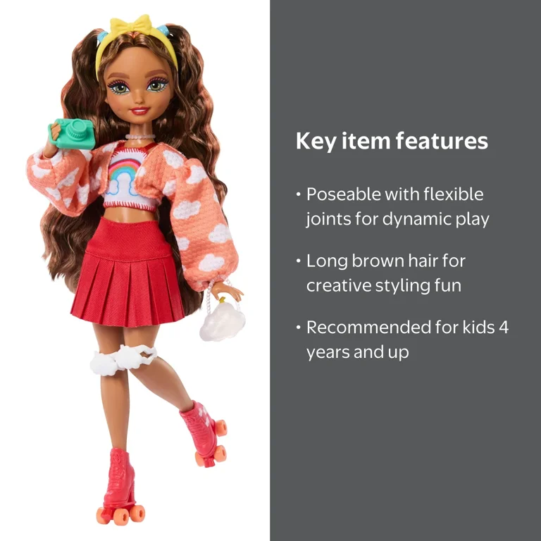 Barbie, Doll, Teresa Roller Skating with Video Game Accessories