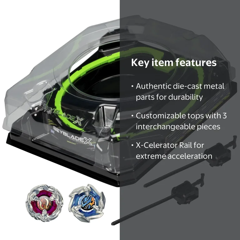 BEYBLADE X セット Free Shipping! Beyblade X Xtreme Battle Set with Beystadium 17x14