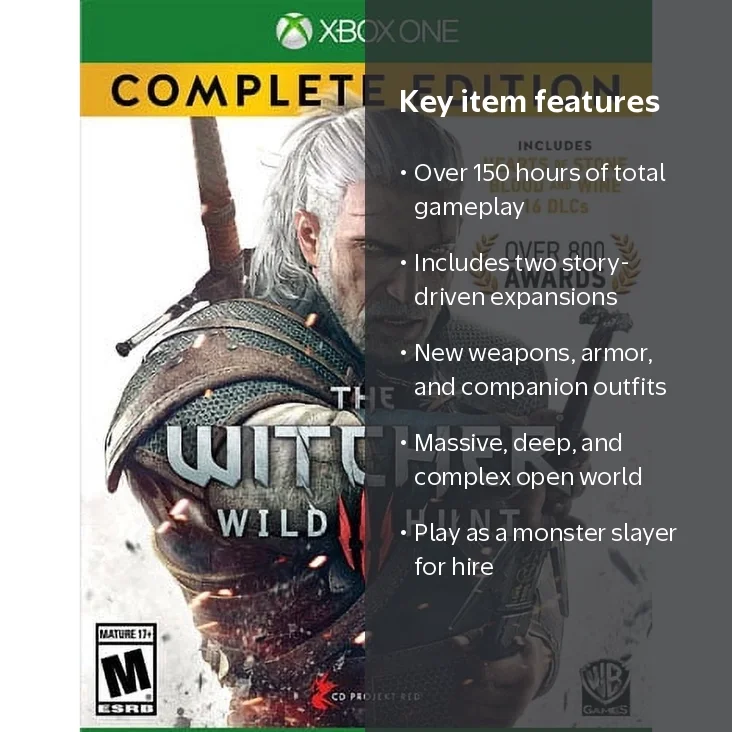 The Witcher 3: Wild Hunt - Complete Edition for Xbox One - Walmart.com