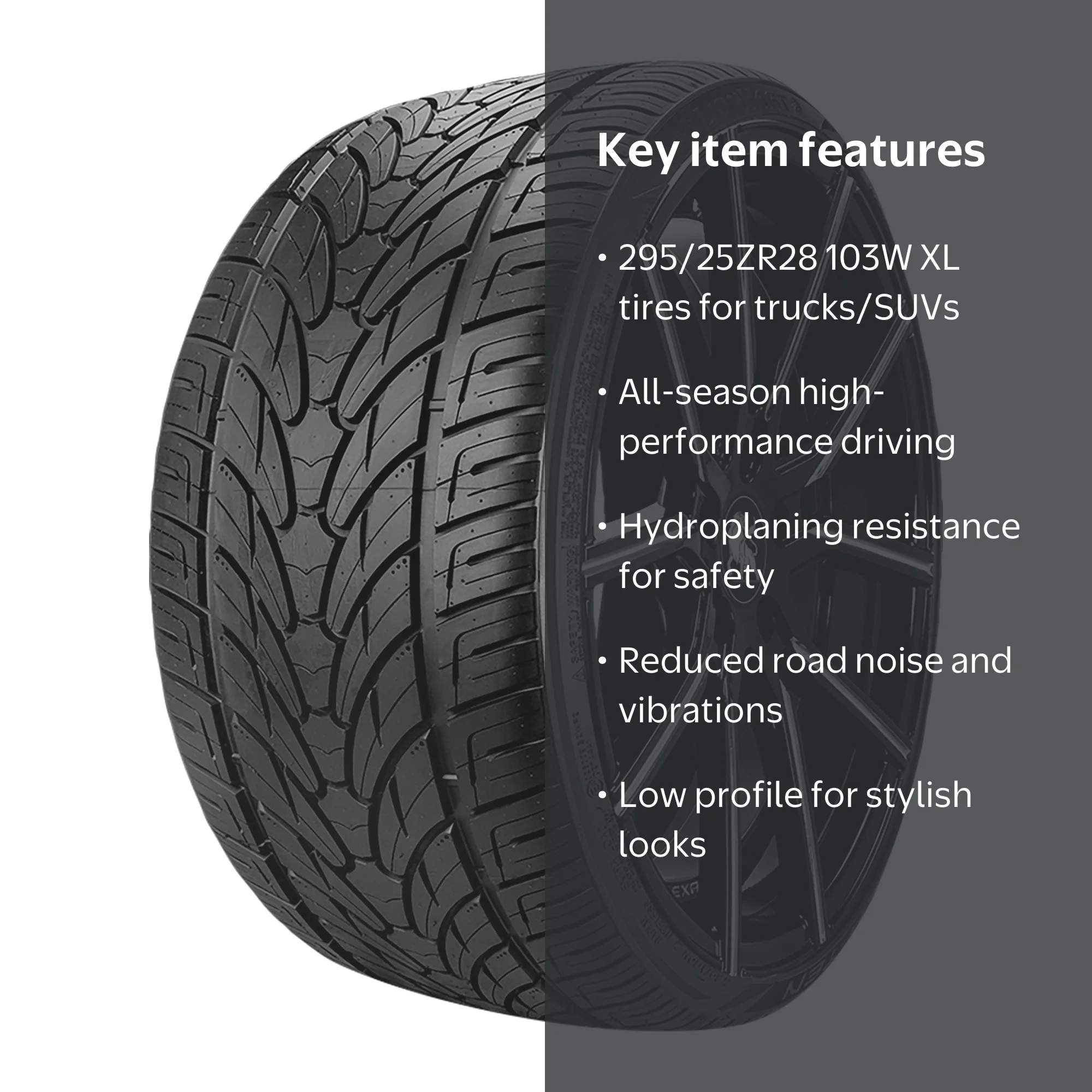 Lionhart LH-TEN All Season 295/25ZR28 103W XL Passenger Tire