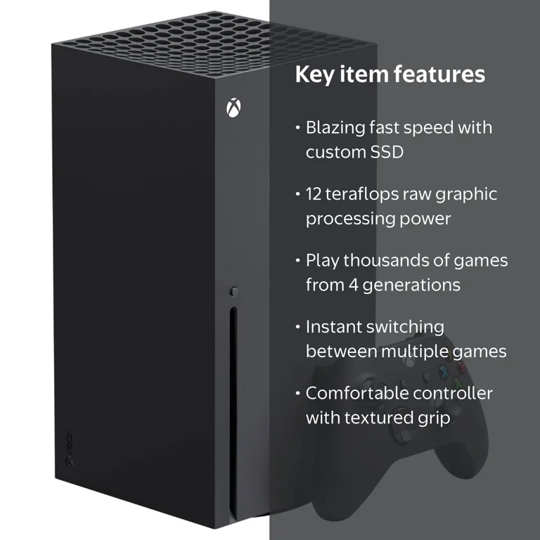 Xbox Series X Console Bundle - Backward Compatibility, High