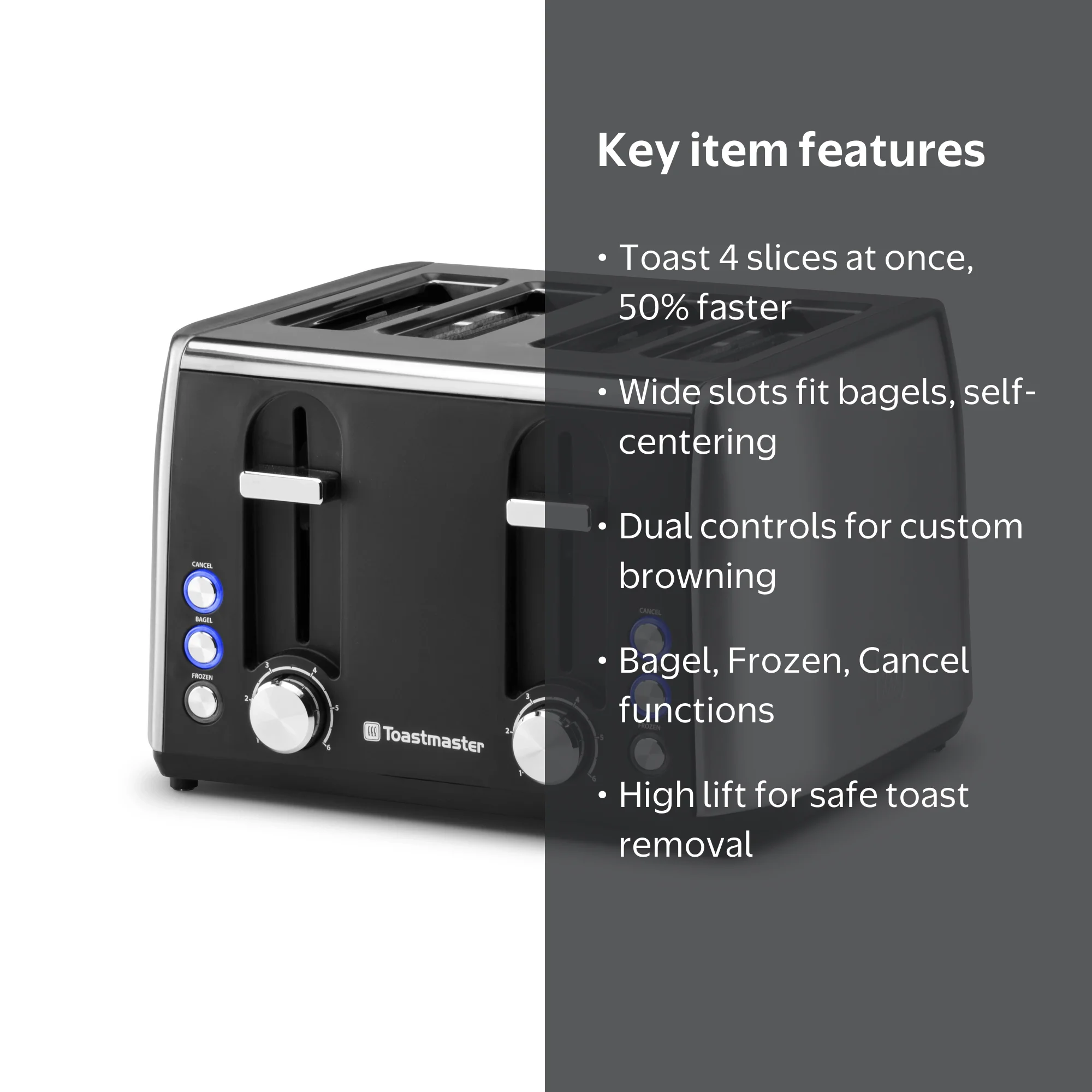 おすすめ Toastmaster TP424 Used Bread Toaster, Pop-Up, 4-Slice 