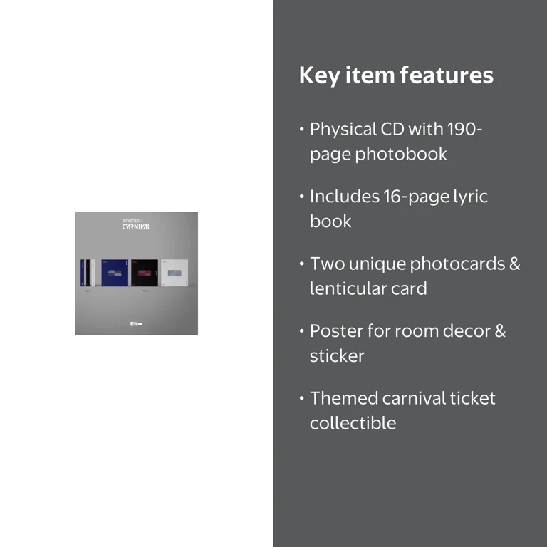 Enhypen - Border: Carnival (incl. 190pg Photobook, 16pg Lyric Book