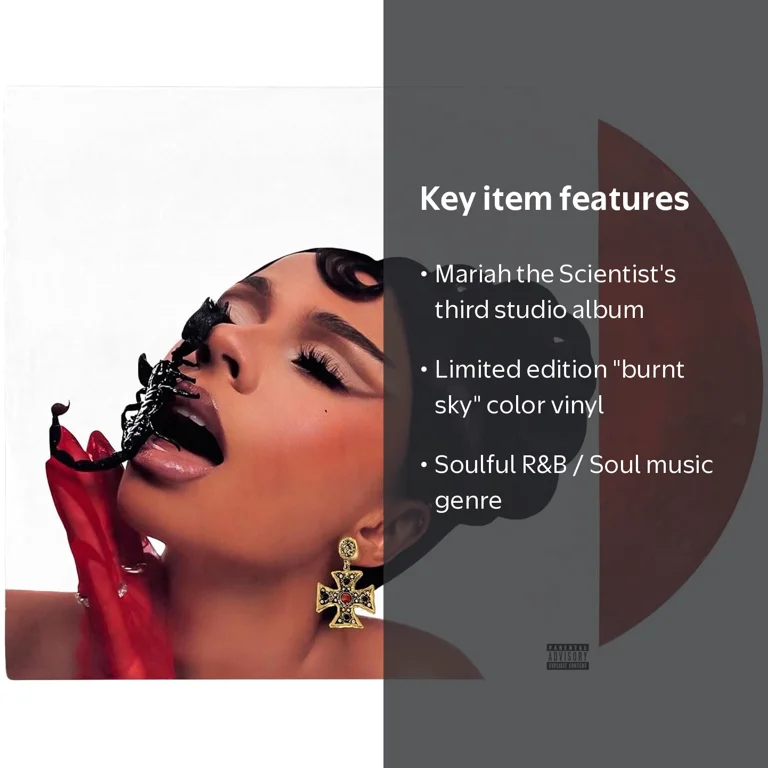 Epic, Mariah the Scientist - To Be Eaten Alive, Limited Edition