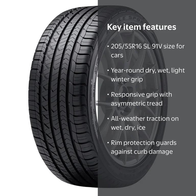 Goodyear Eagle Sport All Season 205/55R16 91V Passenger Tire