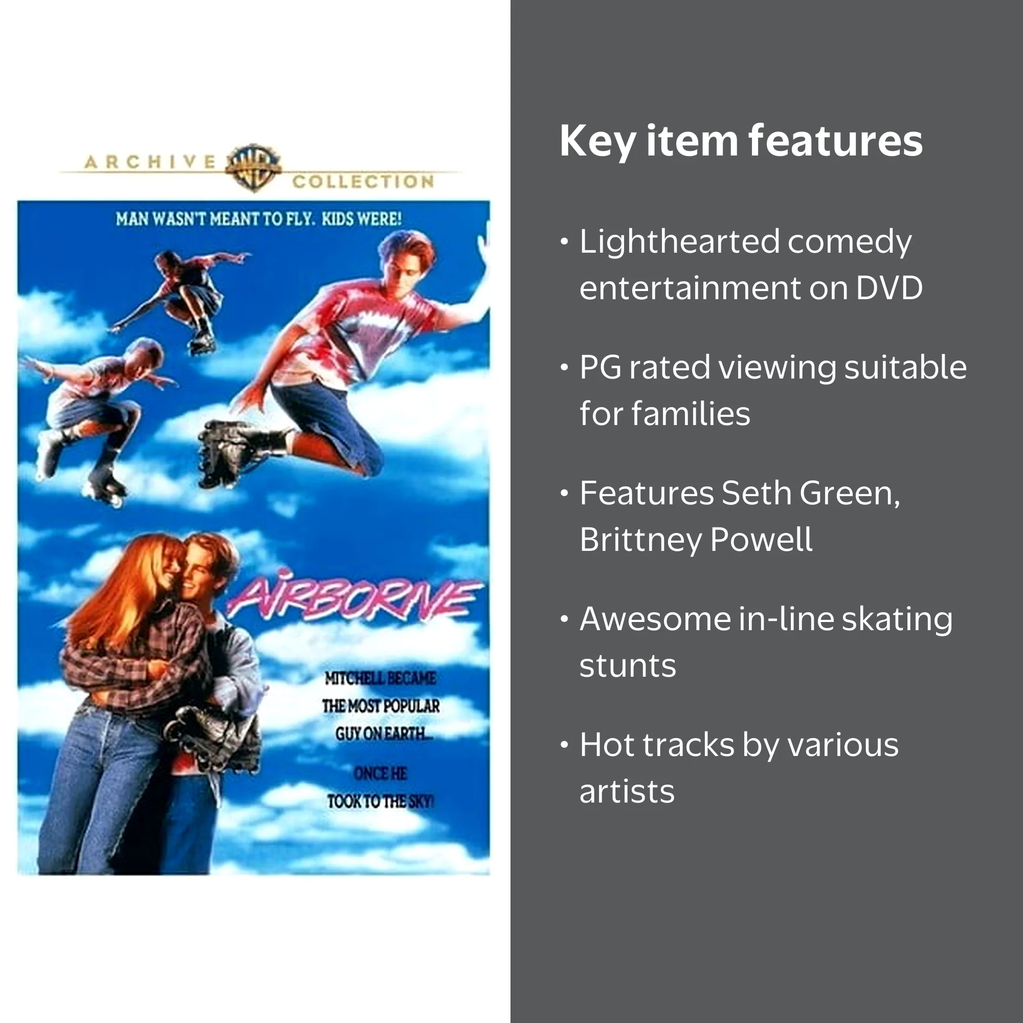 Warner Archives Airborne Comedy DVD - Surfer Dude Mitchell