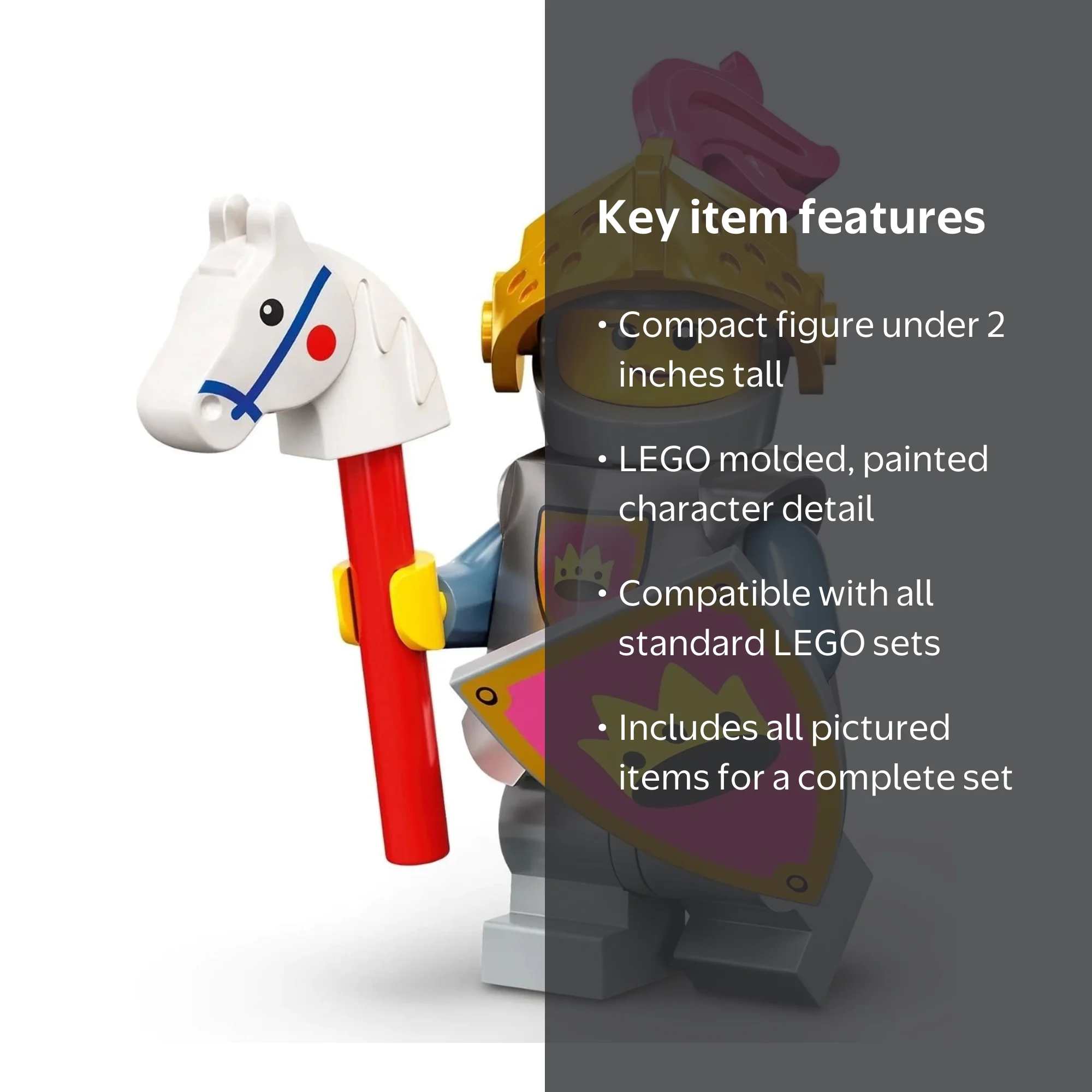 Medieval Knight of the Yellow Castle - LEGO Mini Collectible