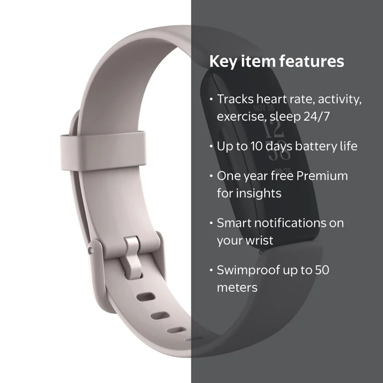 Fitbit Inspire 2 Fitness Tracker - Heart Rate, Step Counter