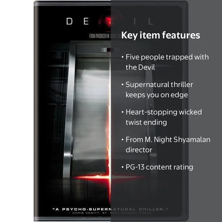 Devil (DVD), Supernatural Thriller, PG-13, Universal Studios