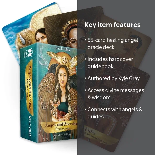 Angels and Ancestors Oracle Cards: A 55-Card Deck and Guidebook