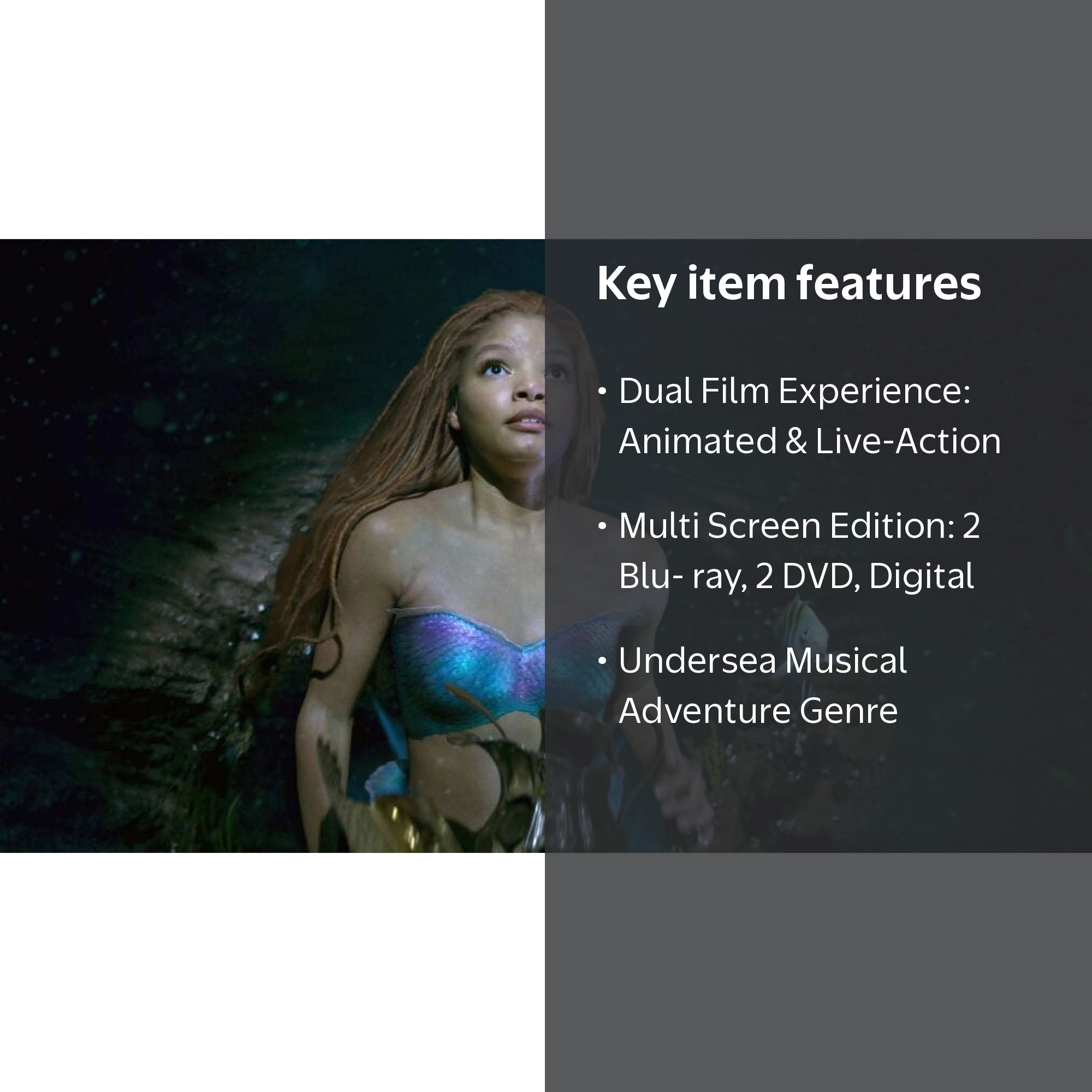 The Little Mermaid 2-Movie Collection (2 Blu-ray + 2 DVD + Digital