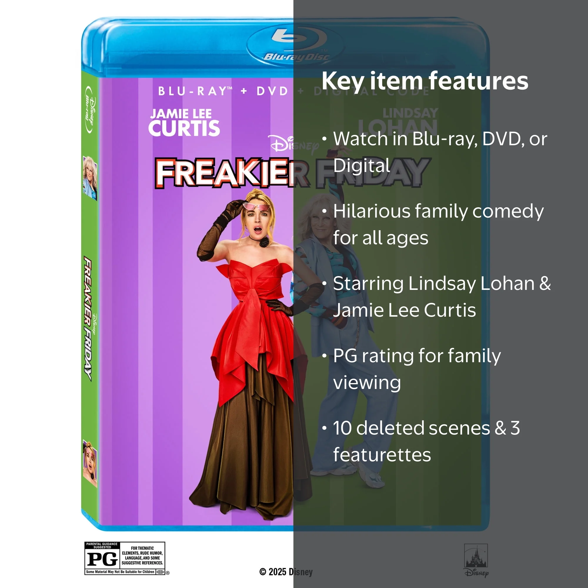 Freakier Friday Blu-ray DVD Digital, Family Comedy - Walmart.com