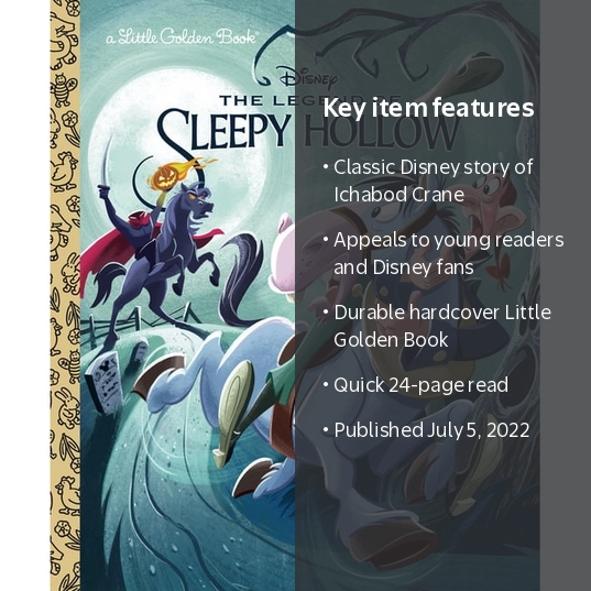 Cara Stevens, Little Golden Book The Legend of Sleepy Hollow