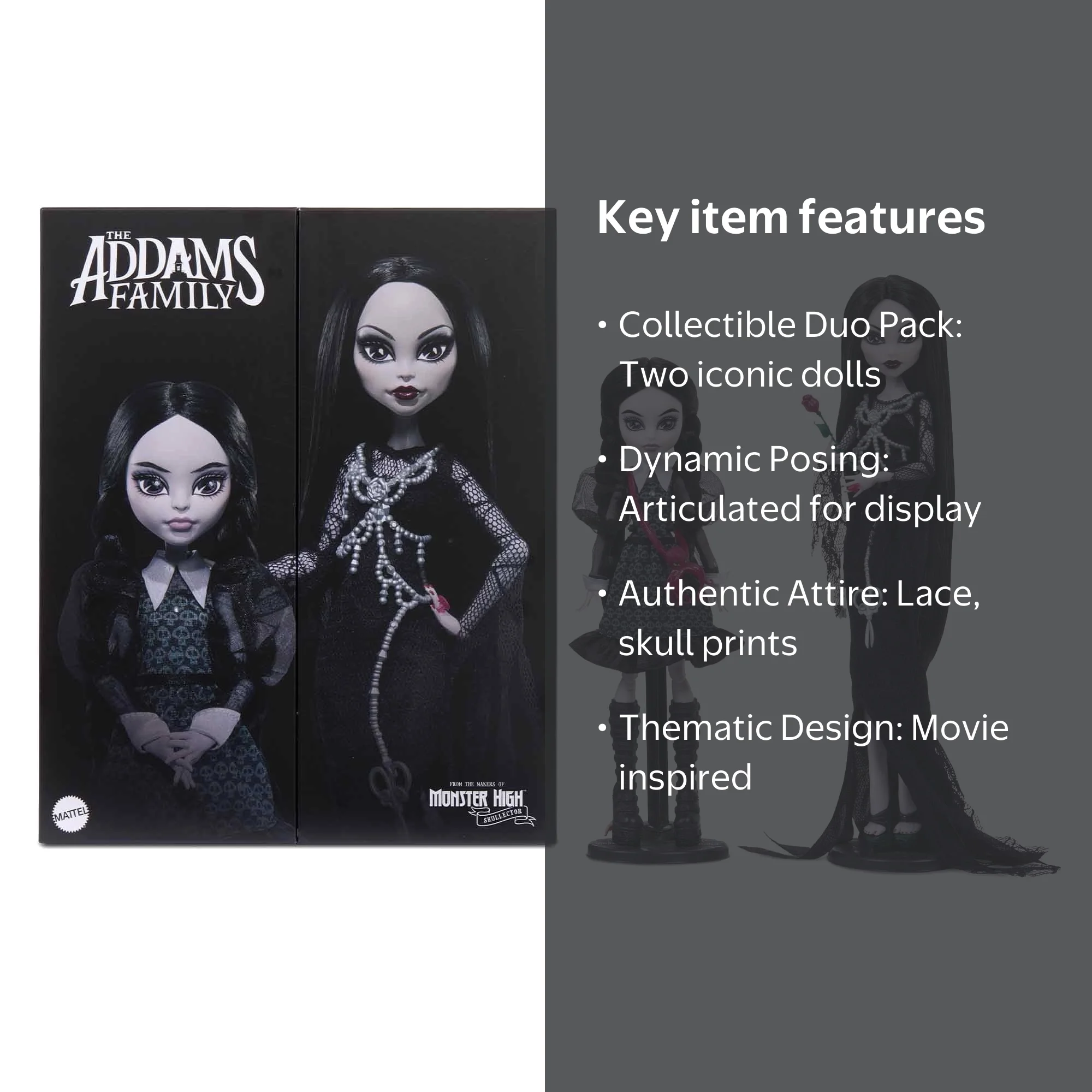Monster High Skullector The Addams Family 2 Pack, Morticia 