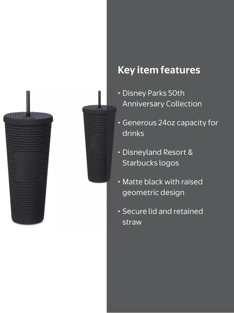 Starbucks¬Æ Walt Disney World 50th Anniversary Tumbler with Straw