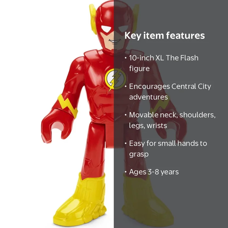 Imaginext DC Super Friends The Flash XL 10-Inch Superheroes Toy