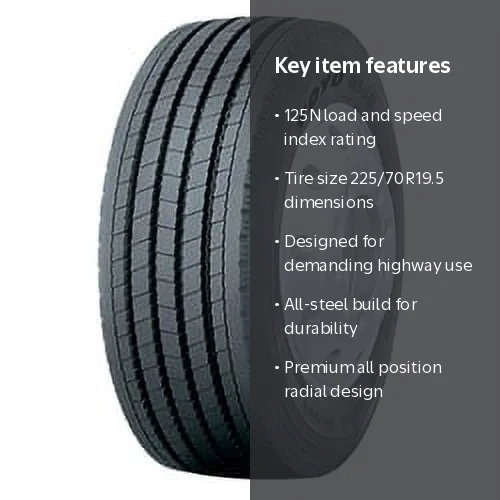 Toyo M143 225/70R19.5 125N Commercial Tire - Walmart.com