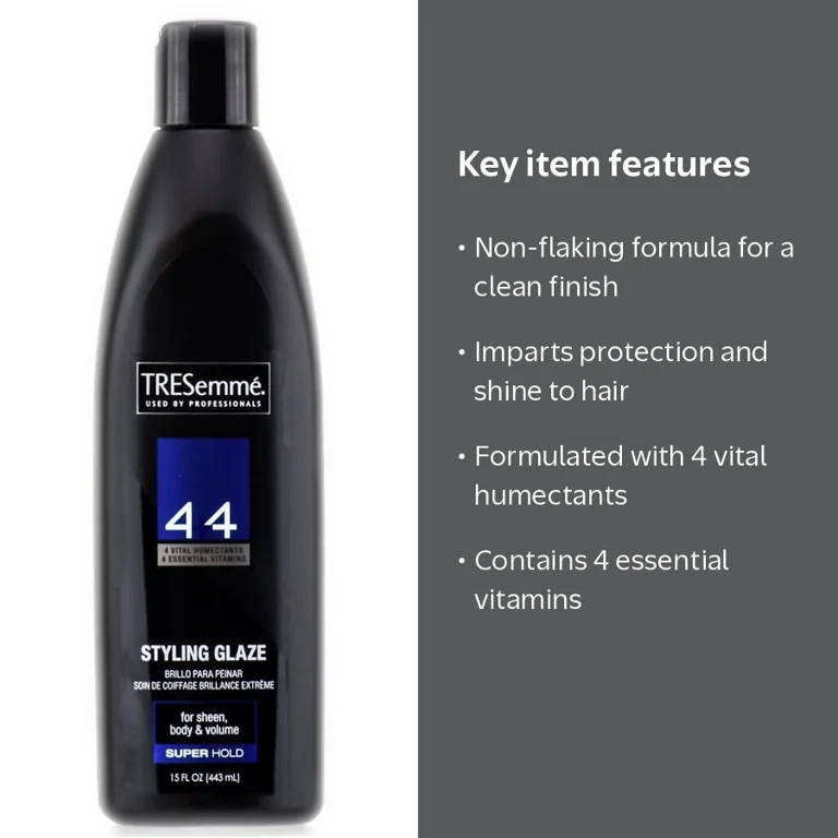 TRESemme Hair Styling Glaze Super Hold with 4+4 Humectants and
