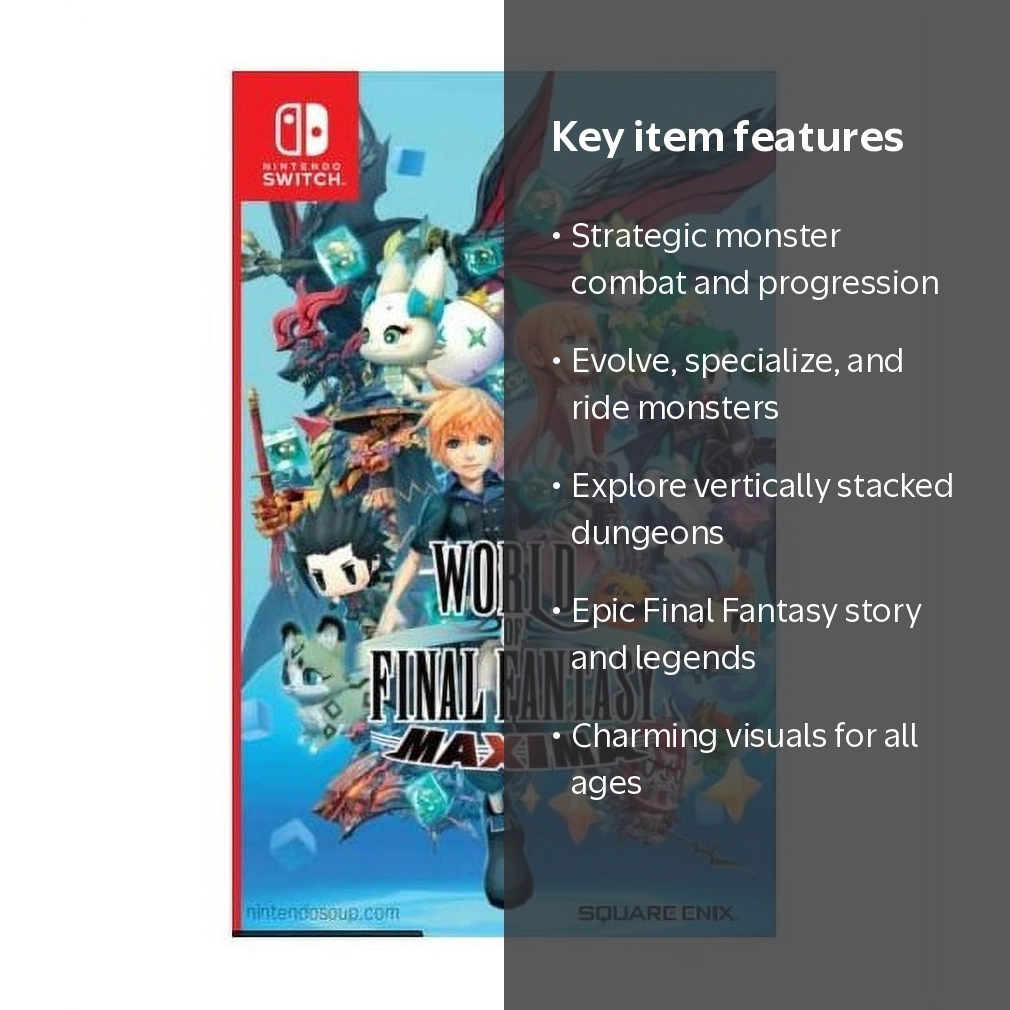 Square Enix, World of Final Fantasy Maxima, Nintendo Switch
