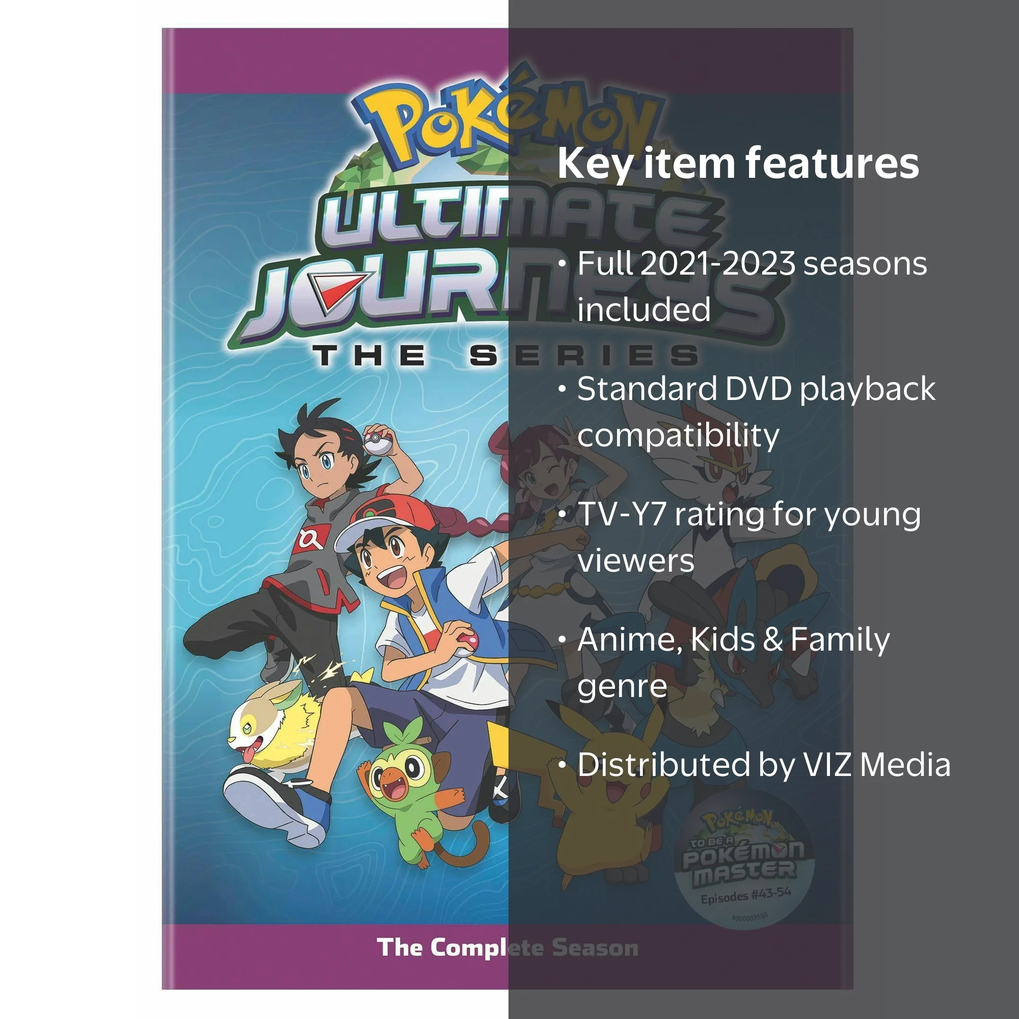 VIZ Media, Pokemon The Series: Ultimate Journeys DVD, Complete