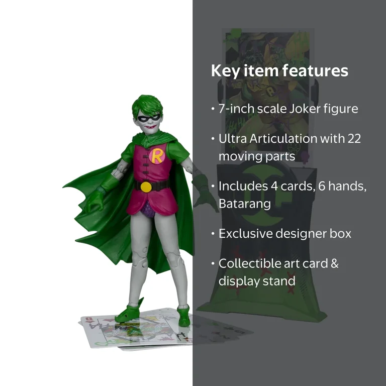 McFarlane Toys, DC Multiverse, Robin Jokerized, 7-Inch Action