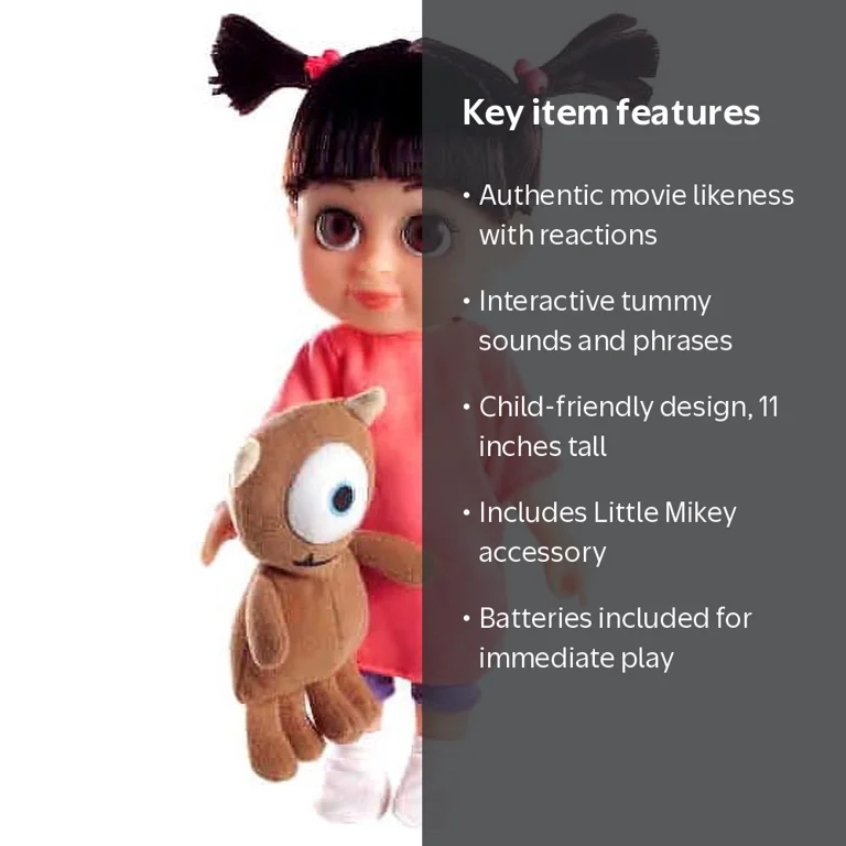 Disney, Monsters, Inc., Babblin' Boo Doll, 11in, Rooted Hair