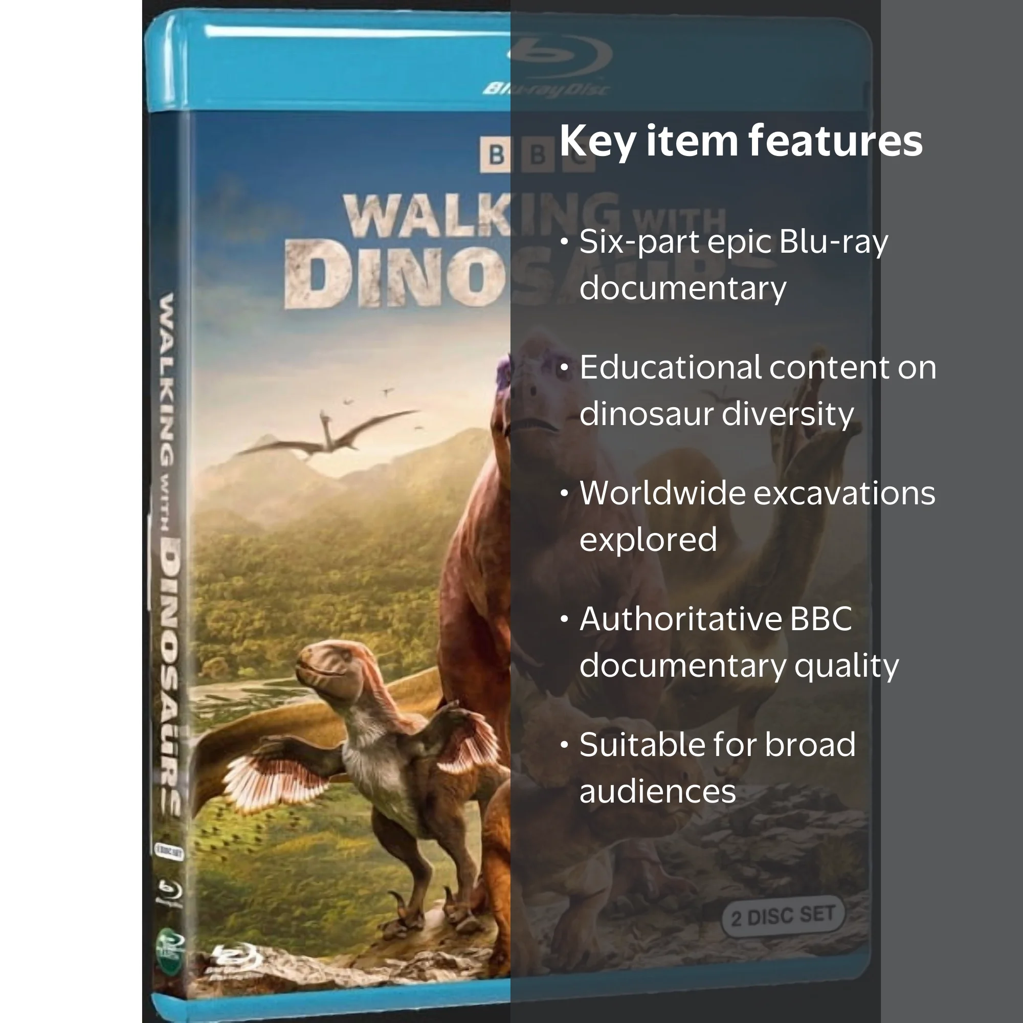 Walking with Dinosaurs (2025) (Blu-ray), Documentary, BBC
