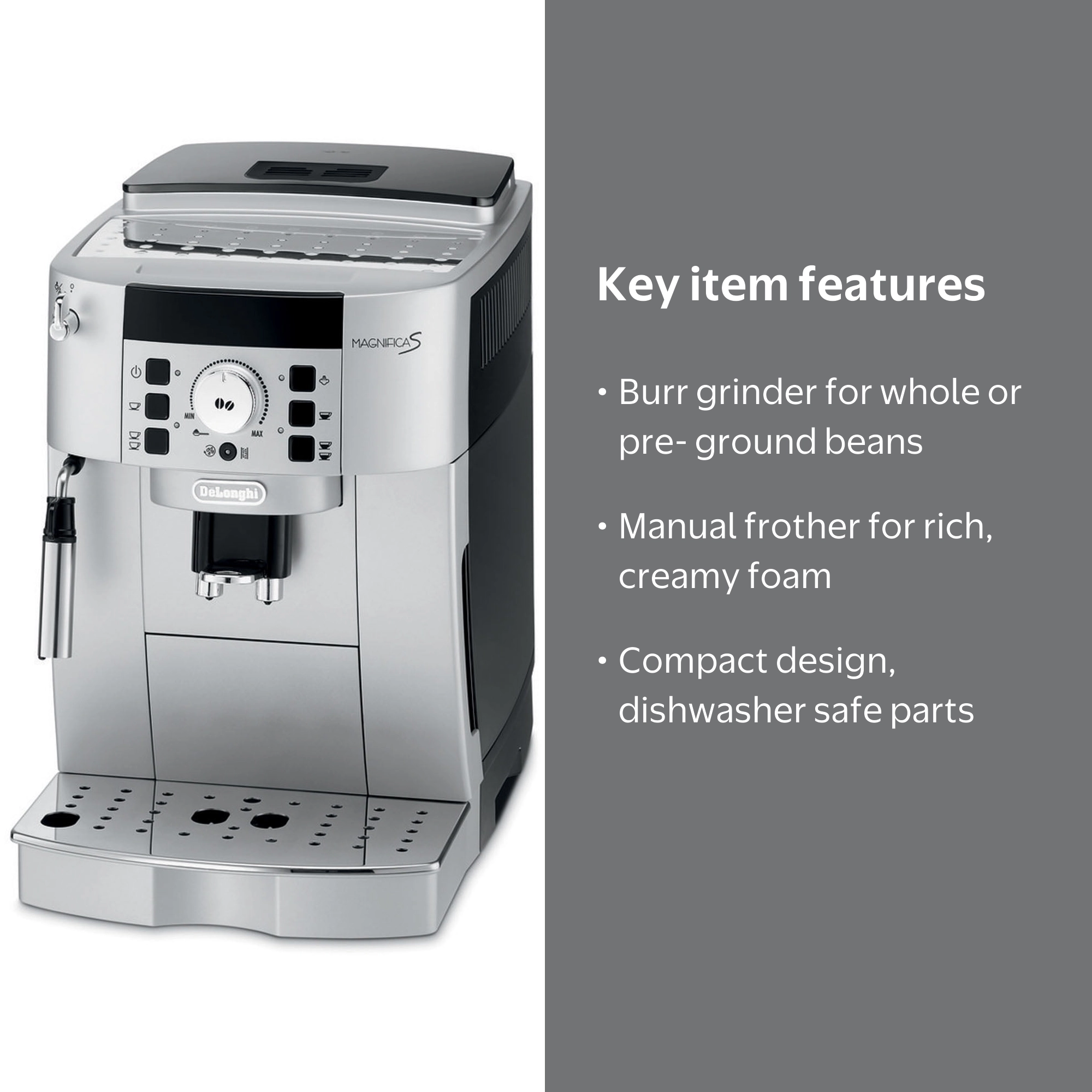 De'Longhi Magnifica XS Compact, Programmable Espresso and