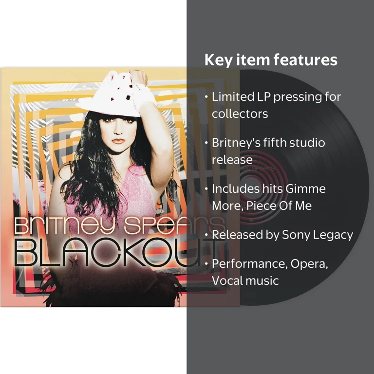 Britney Spears - Blackout - Music & Performance - Vinyl - Walmart.com