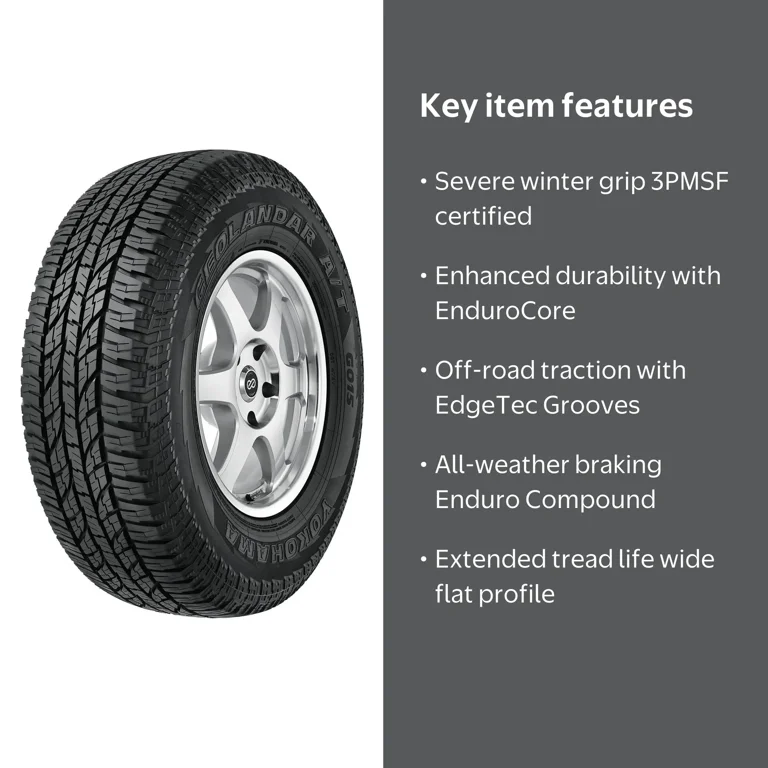 GEOLANDER A/T G015＋DickCEPEK4本セット Yokohama Geolandar A/T G015 225/55R18 98H BW All-Weather Tire for