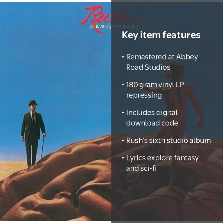 Rush - Hemispheres - Music & Performance - Vinyl - Walmart.com