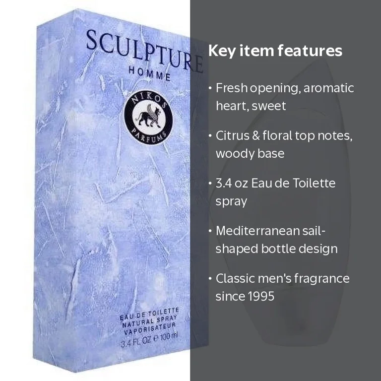 Sculpture for Men by Nikos 3.4 oz EDT Spray - Walmart.com