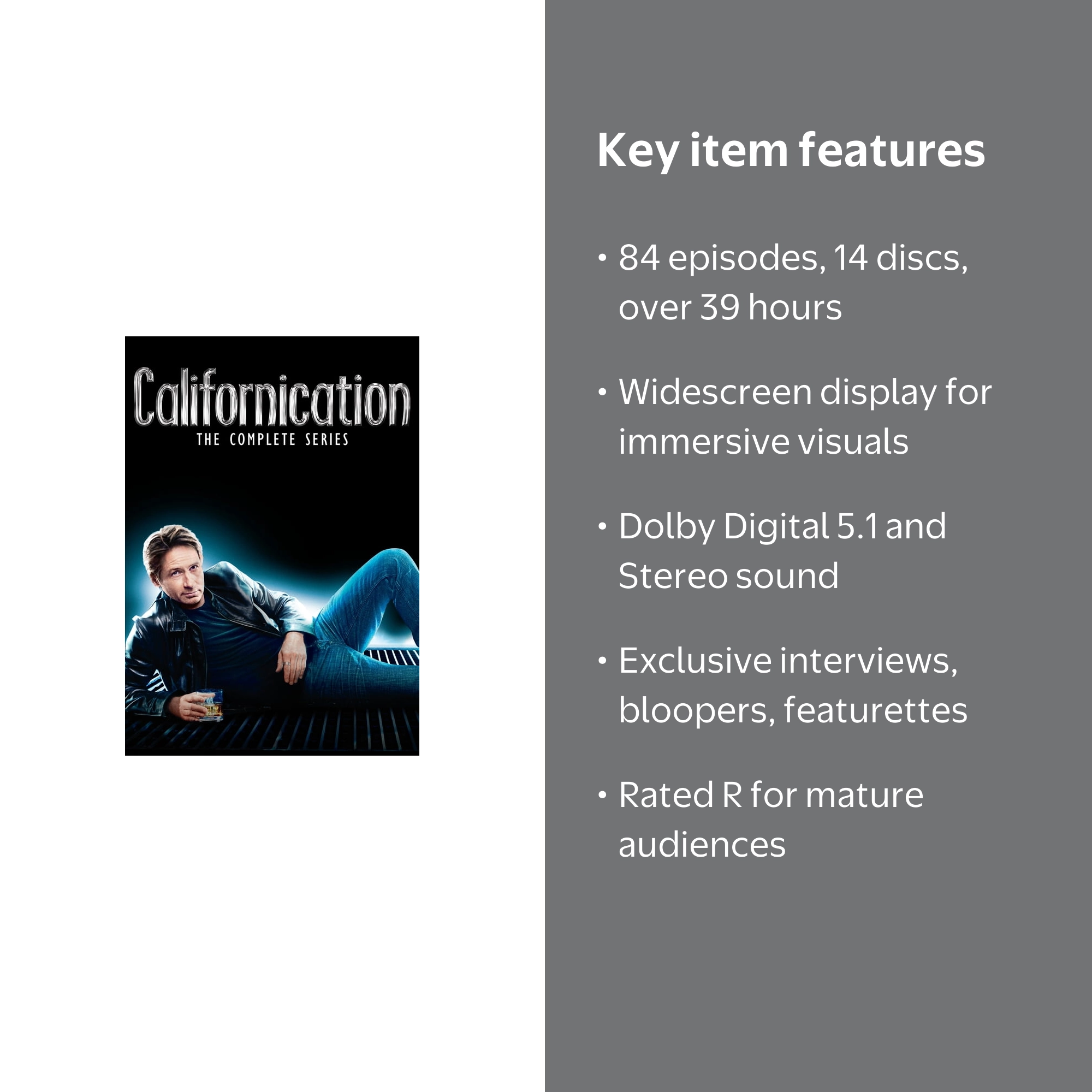 Paramount's Californication: Complete Series (DVD), Starring David