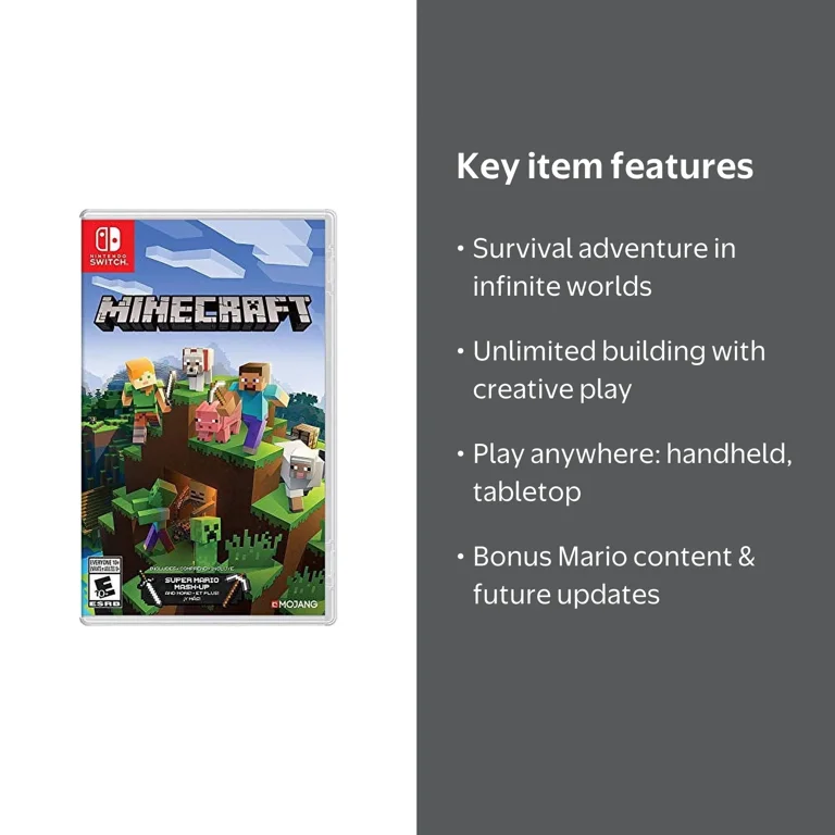 Minecraft: Switch Edition - Nintendo Switch, includes Update