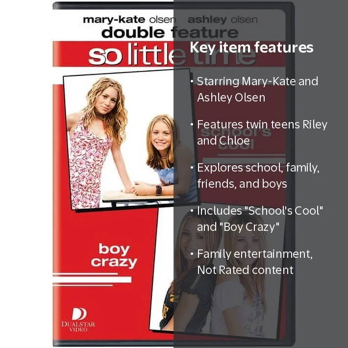 Mary-Kate and Ashley So Little Time - School's Cool/Boy Crazy (DVD