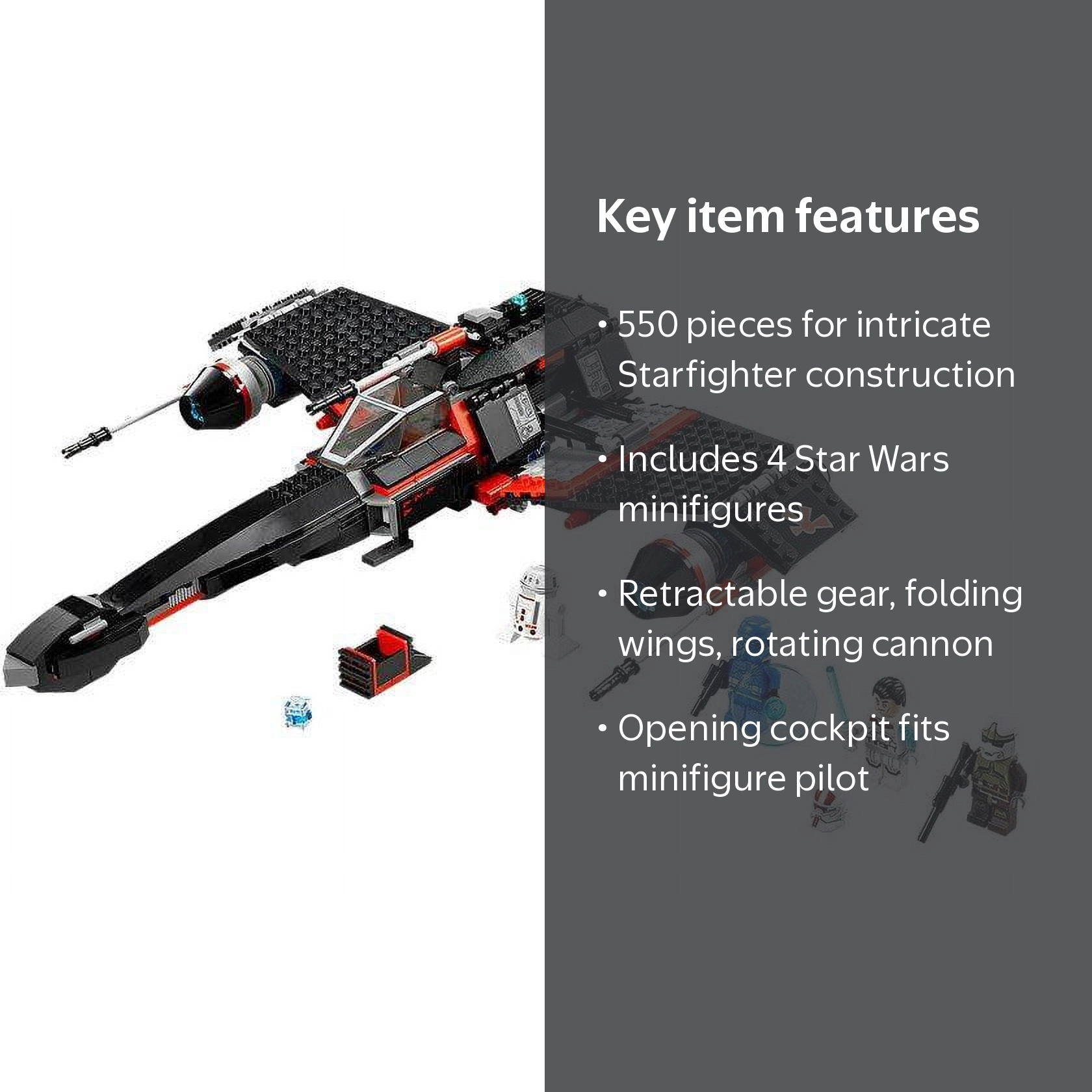 LEGO, Star Wars‚Ñ¢ Jek-14‚Äôs Stealth Starfighter 75018 with