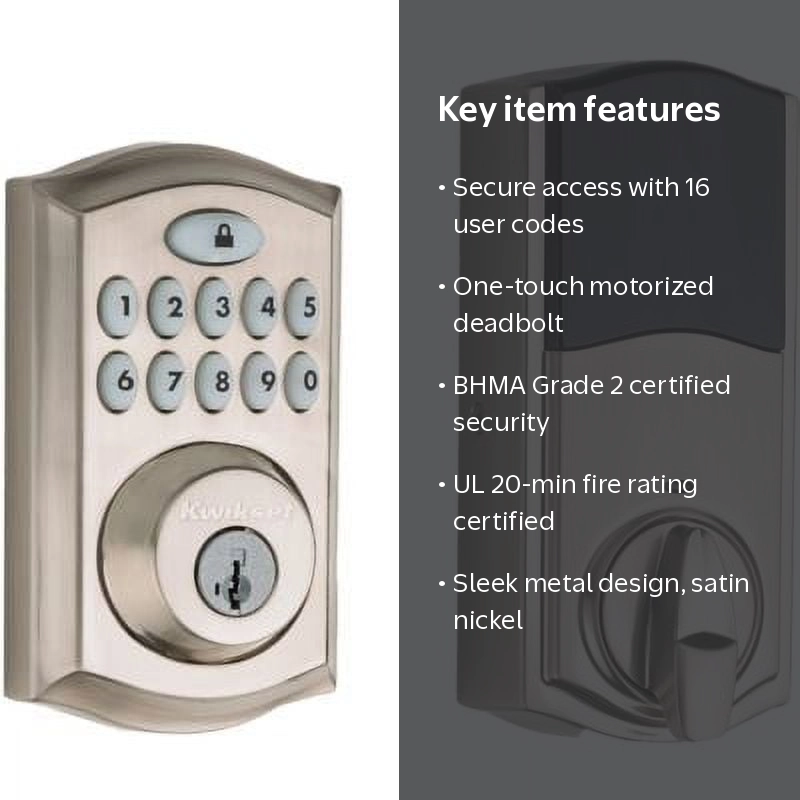 Kwikset 913 Smartcode® Traditional Electronic UL Keypad Deadbolt